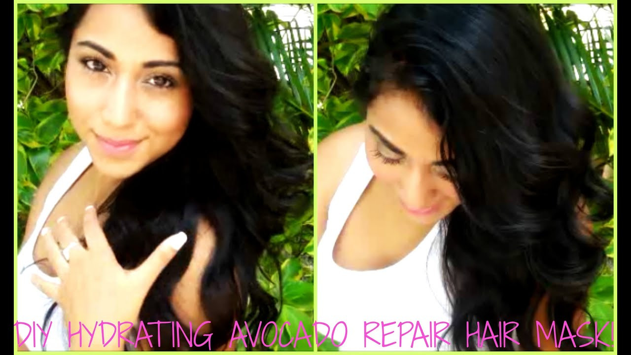 DIY Hair Repair Mask
 DIY Hydrating Avocado Repair Hair Mask ♥