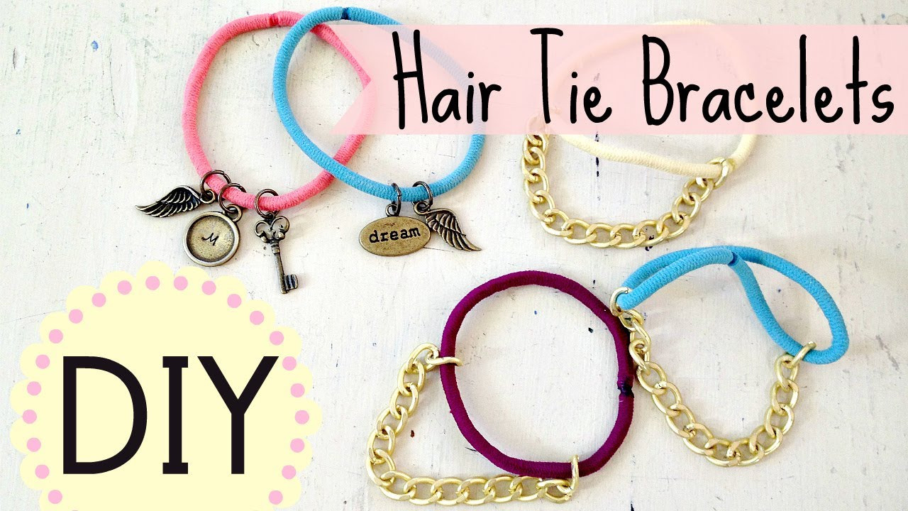 DIY Hair Tie Bracelets
 DIY Hair Tie Bracelets EASY by Michele Baratta