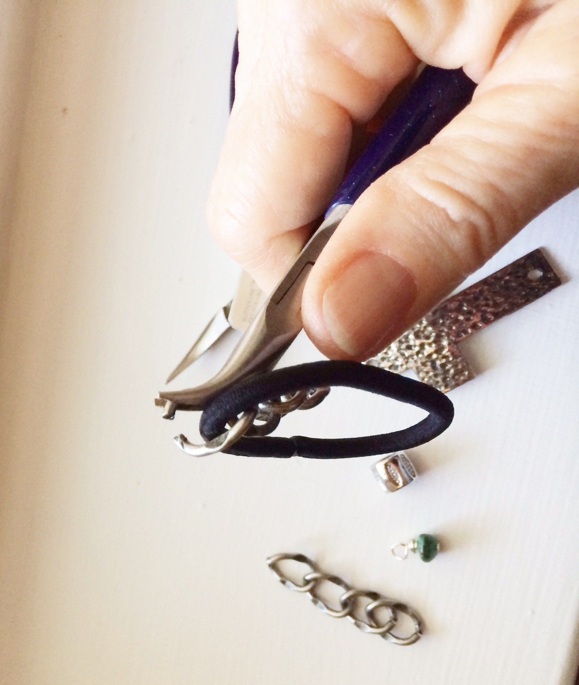 DIY Hair Tie Bracelets
 Hair Tie Bracelet · How To Make A Chain Bracelet · Jewelry