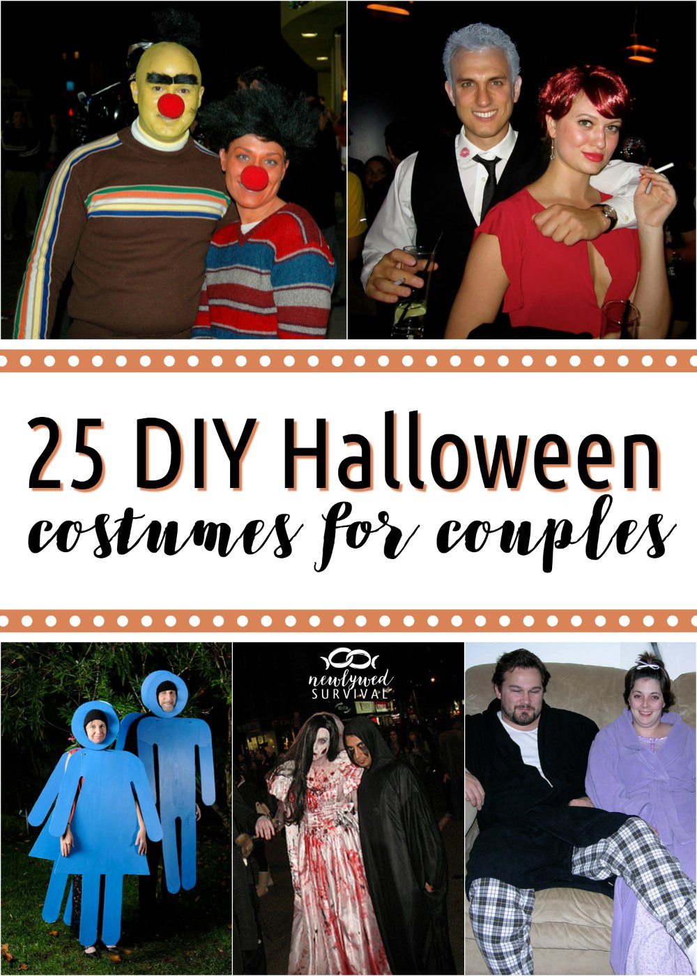 DIY Halloween Costumes Couples
 25 DIY Costumes for Couples Newlywed Survival