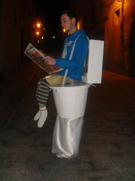 DIY Halloween Costumes For Adults Funny
 20 best Toilet Costumes images on Pinterest