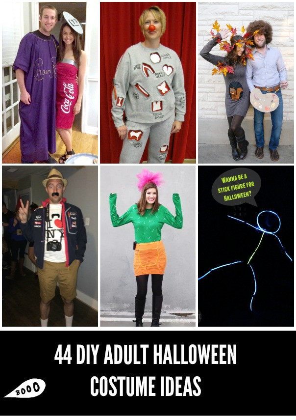 DIY Halloween Costumes For Adults Funny
 44 Homemade Halloween Costumes for Adults C R A F T