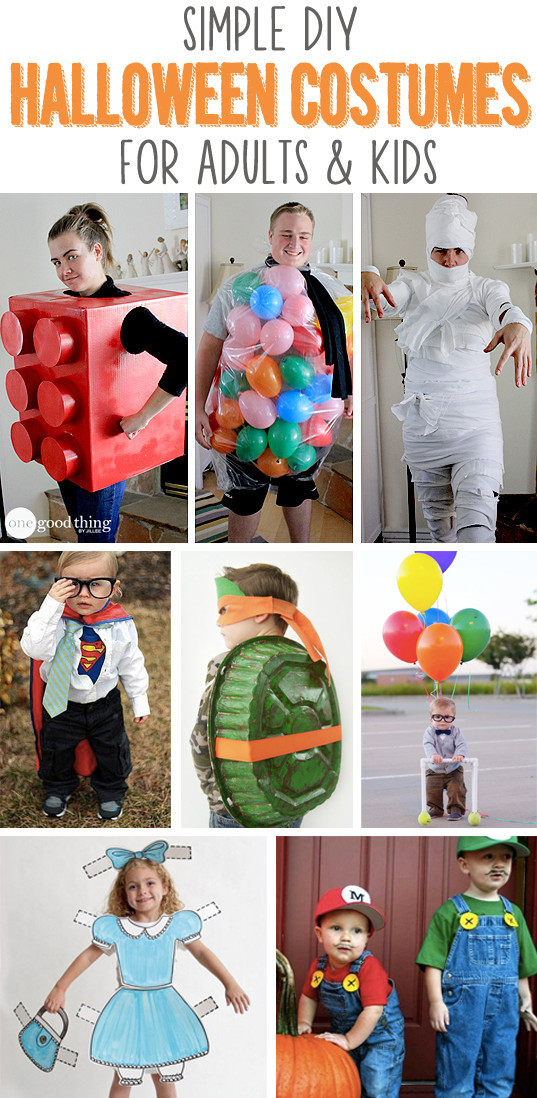 DIY Halloween Costumes For Adults Funny
 Simple DIY Halloween Costumes For Adults & Kids e Good