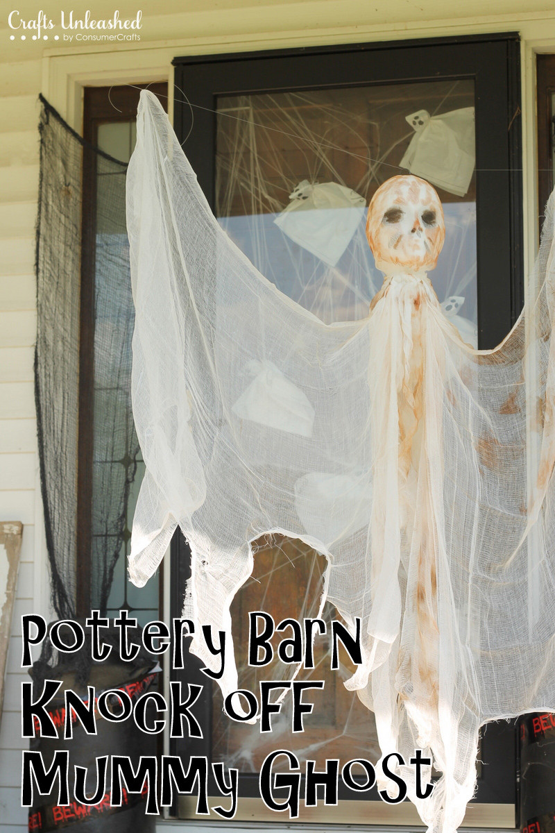 DIY Halloween Ghost Decorations
 DIY Outdoor Halloween Decorations Hanging Mummy Ghost