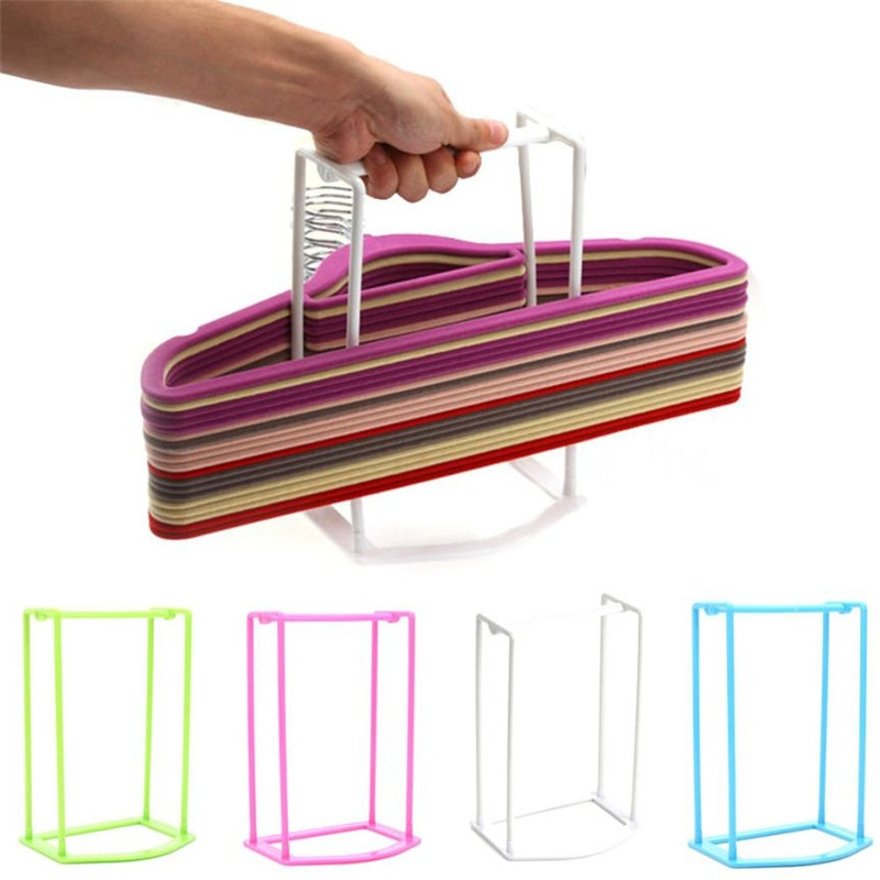 DIY Hanger Organizer
 1PC DIY Plastic Hangers Storage Frame Stand Home Organizer