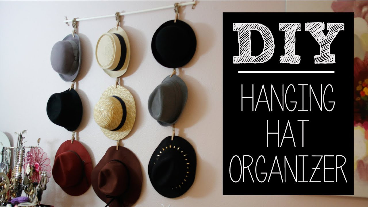 DIY Hanger Organizer
 DIY Hat Hanger Organizer Easy