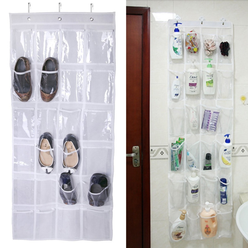 DIY Hanger Organizer
 24 Pockets Space Save Hanging Bag Shoes DIY Rack Hanger