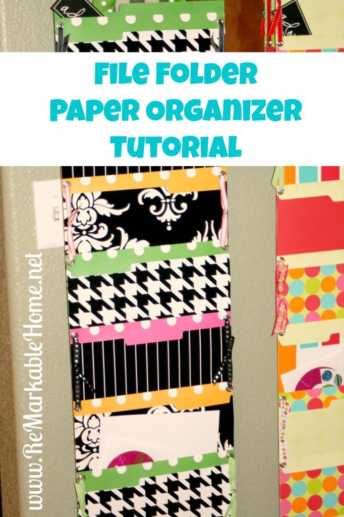 DIY Hanging File Organizer
 26 best images about file folder organization on Pinterest