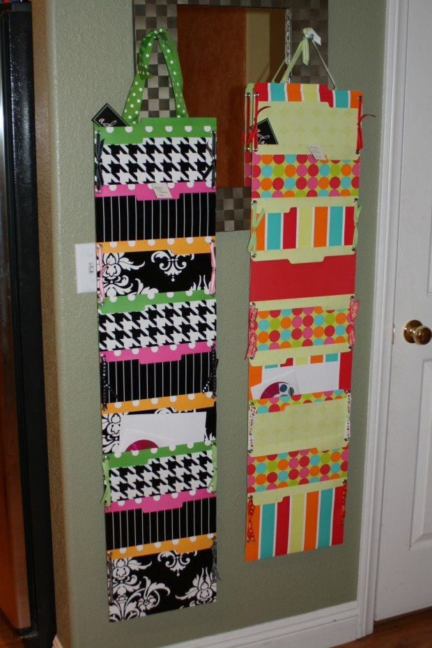 DIY Hanging File Organizer
 18 Great DIY fice Organization and Storage Ideas Style