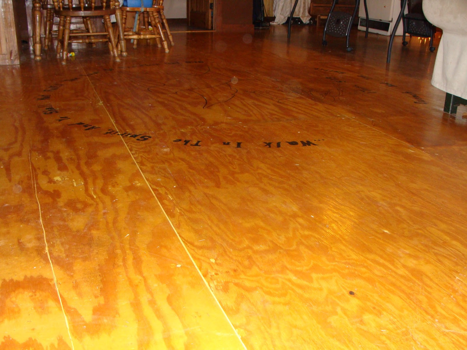 DIY Hardwood Floor
 Sowin Love DIY Wood Floor For Families