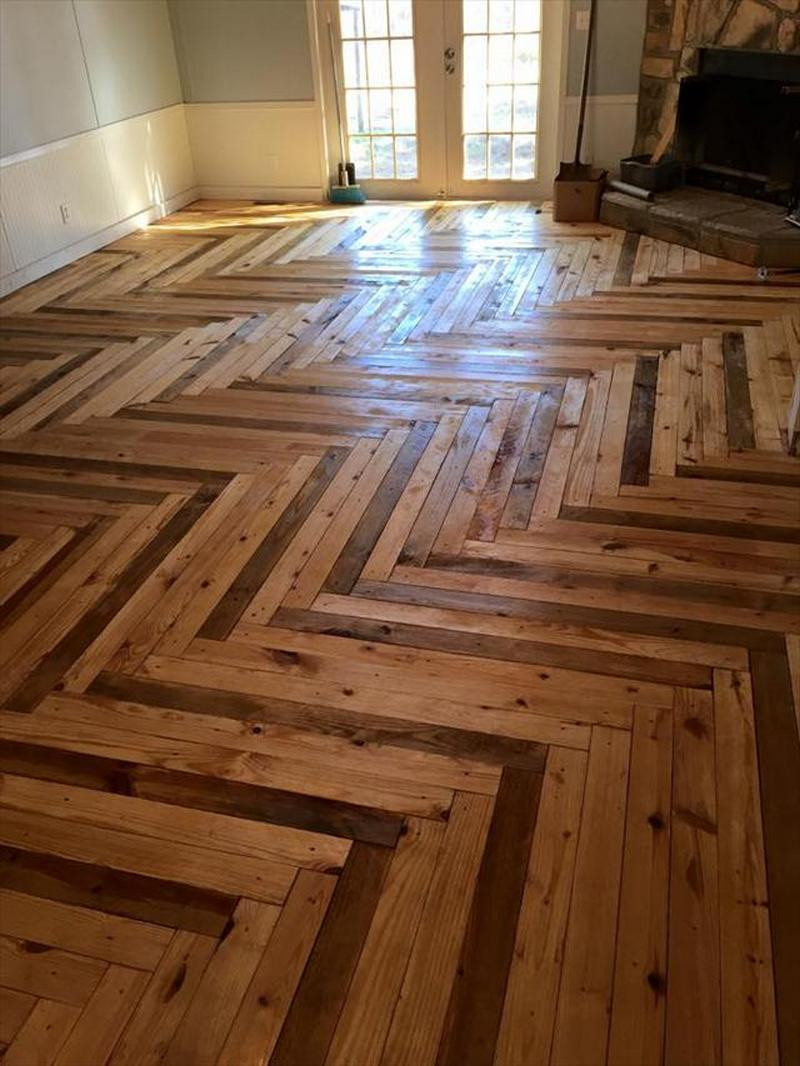 DIY Hardwood Floor
 DIY Pallet Flooring – The Owner Builder Network