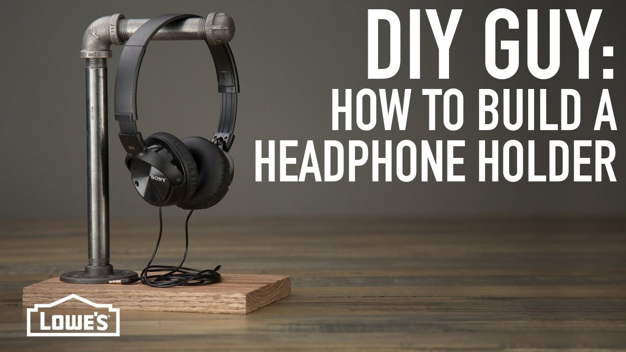 DIY Headphone Organizer
 DIY Guy How To Make A Headphone Holder