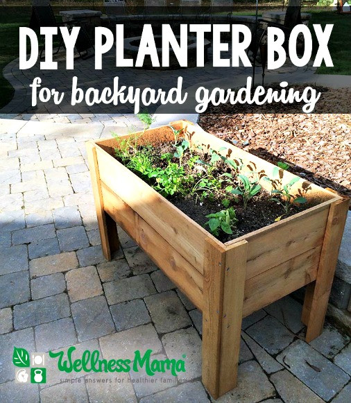 DIY Herb Planter Box
 DIY Planter Box for Backyard Gardening