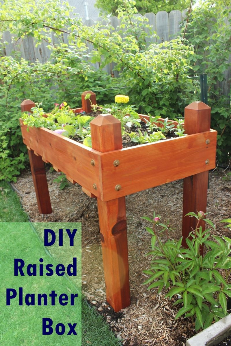 DIY Herb Planter Box
 DIY Raised Planter Box – A Step by Step Building Guide