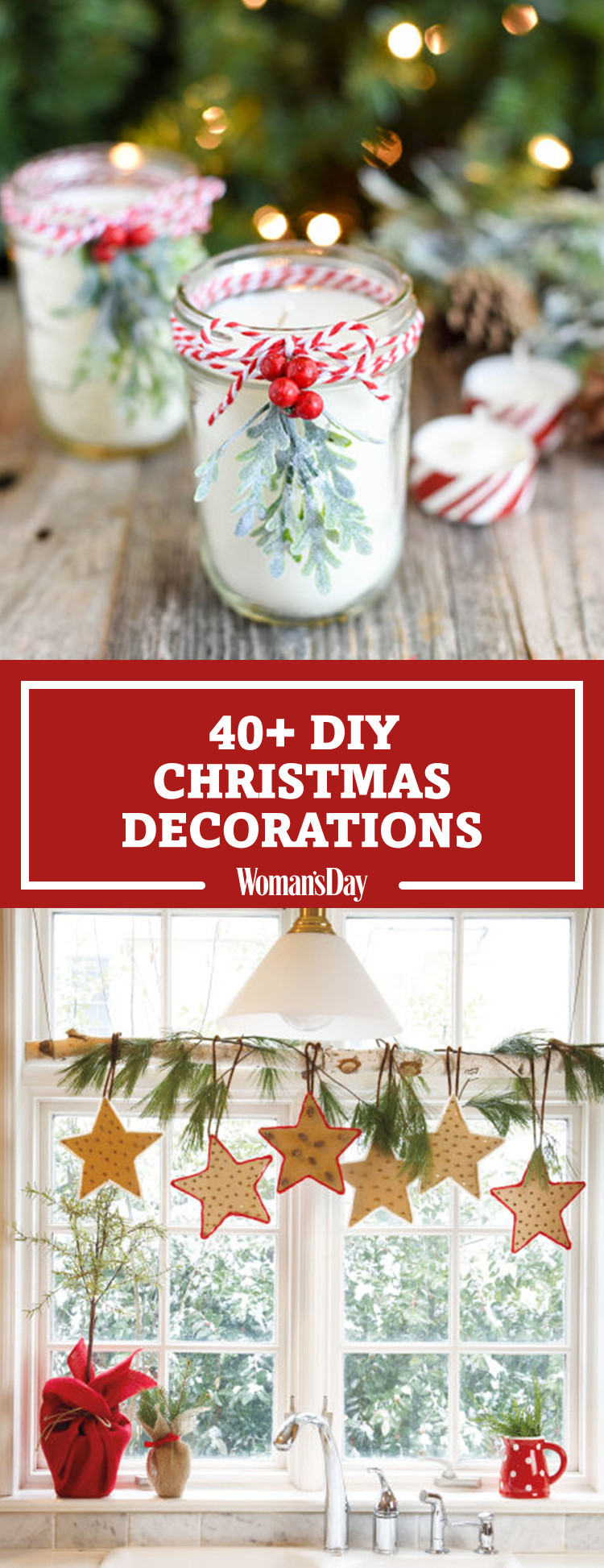 DIY Holiday Decorations
 47 Easy DIY Christmas Decorations Homemade Ideas for