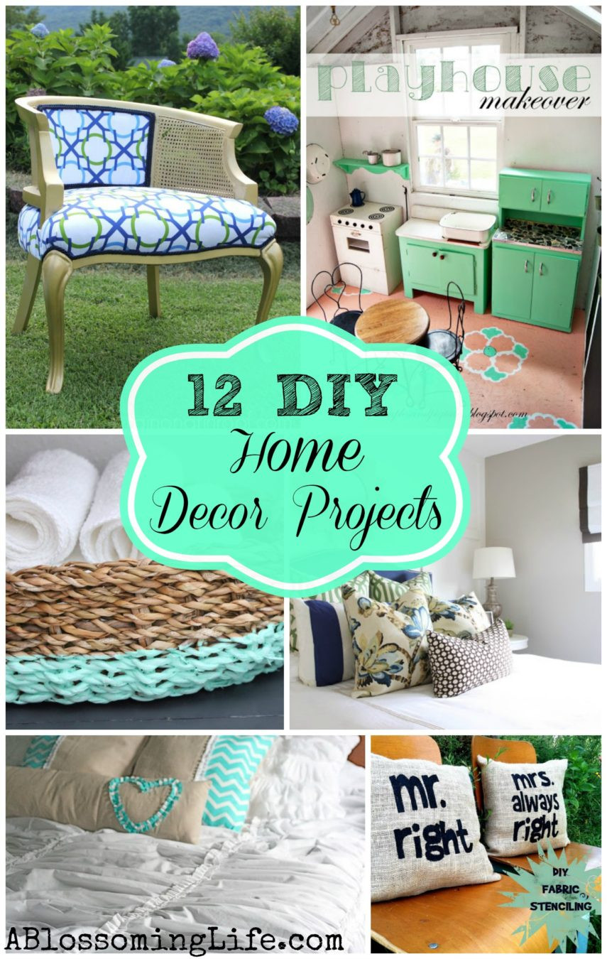 DIY Home Decorating Blog
 Frugal Crafty Home Blog Hop 38 A Blossoming Life