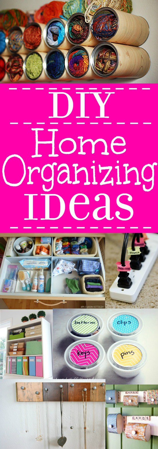 DIY Home Organizing Ideas
 35 DIY Home Organizing Ideas