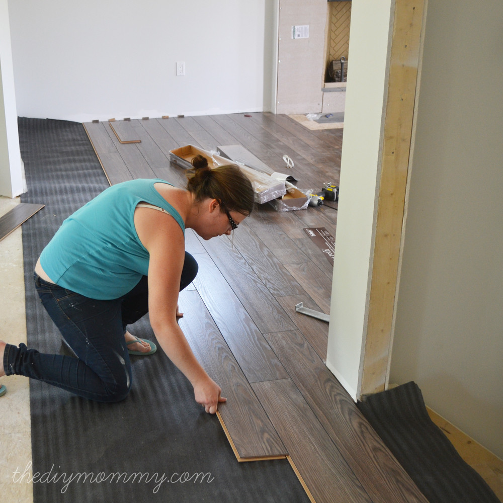 DIY Installing Hardwood Flooring
 Installing Our Laminate Flooring – Our DIY House
