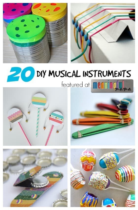 DIY Instruments For Kids
 20 DIY Musical Instruments