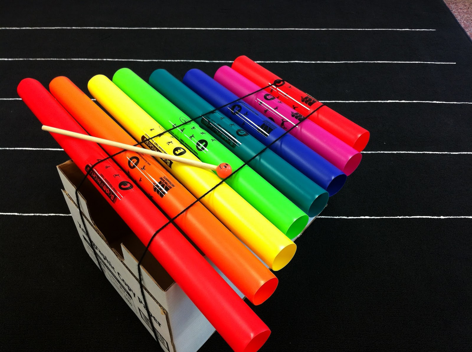 DIY Instruments For Kids
 MyMusicalMagic Make a Bop o phone for Boomwhackers