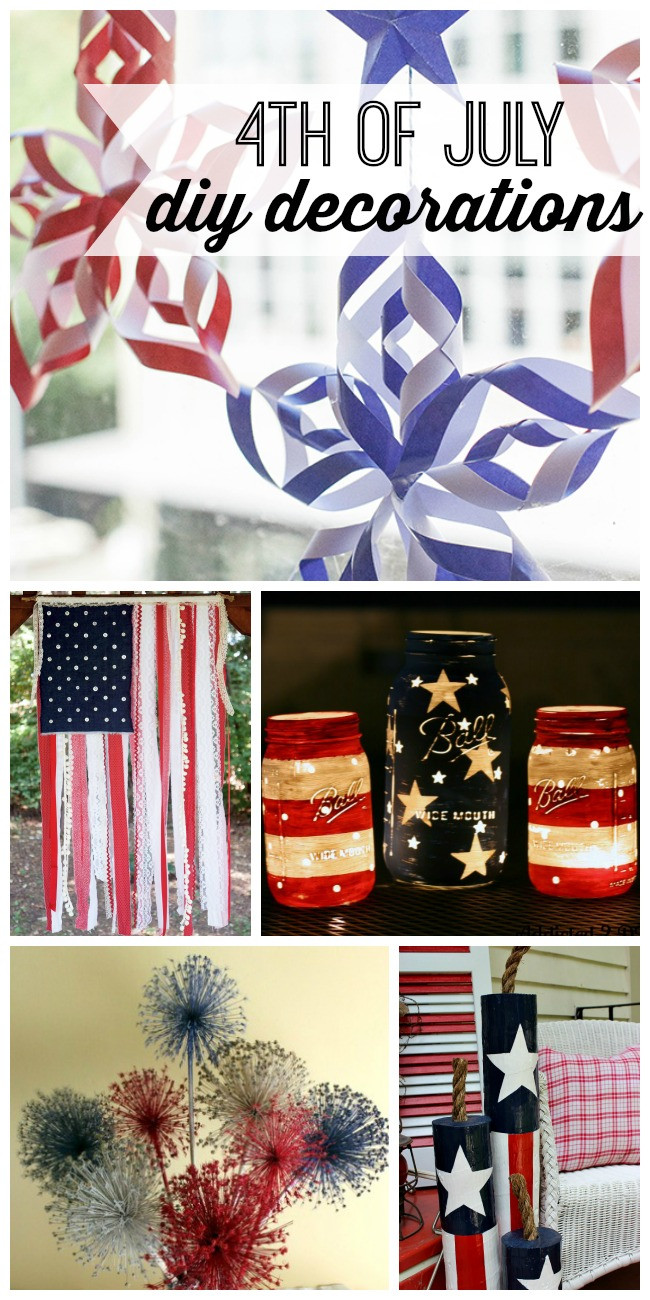 DIY July 4Th Decorations
 DIY 4th of July Decorations My Life and Kids