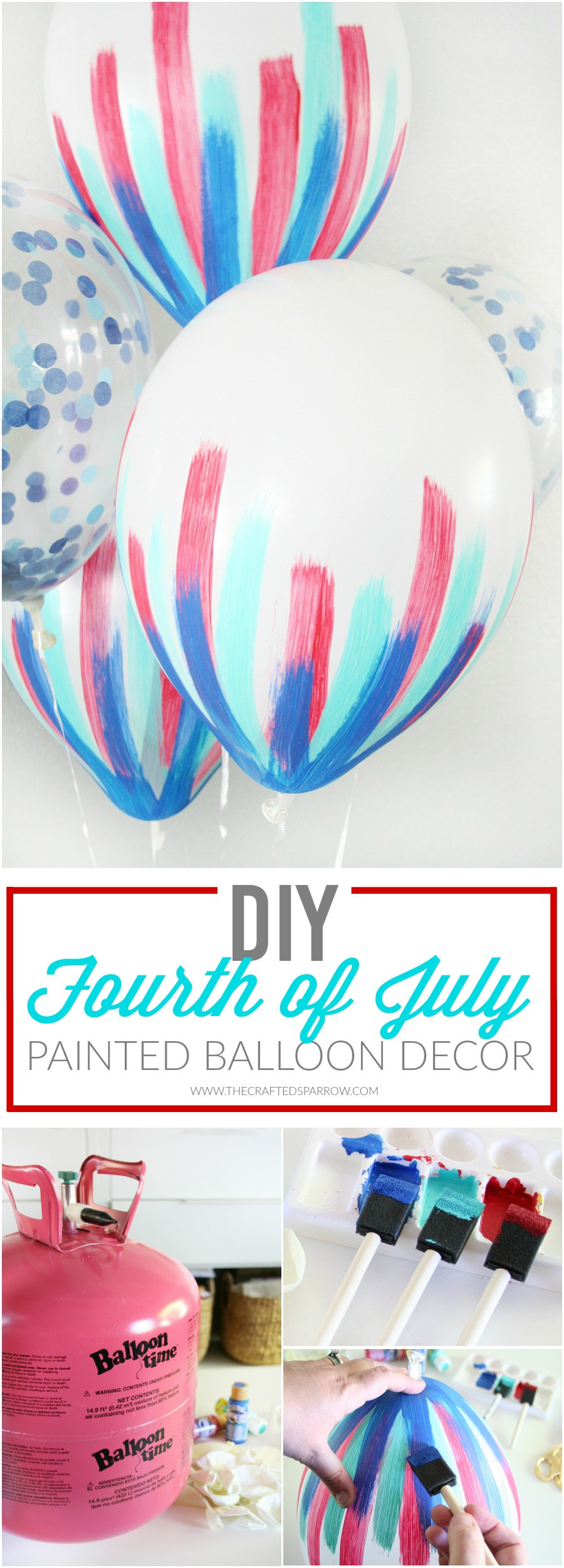 DIY July 4Th Decorations
 DIY 4th of July Balloon Decor