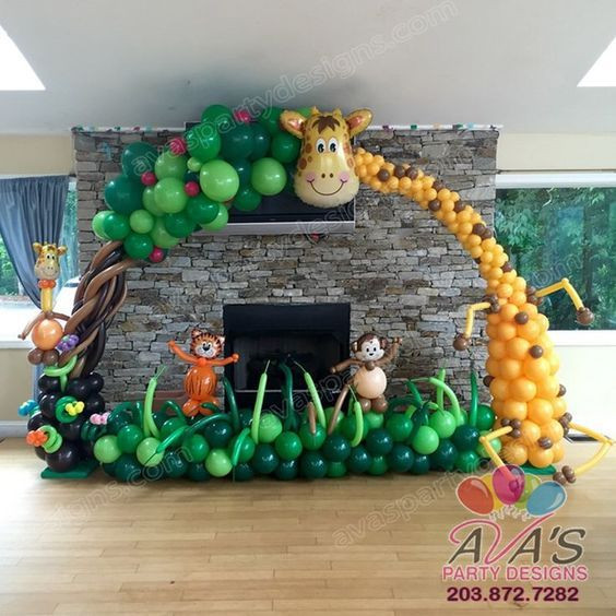 DIY Jungle Party Decorations
 Resultado de imagen para diy jungle party decorations