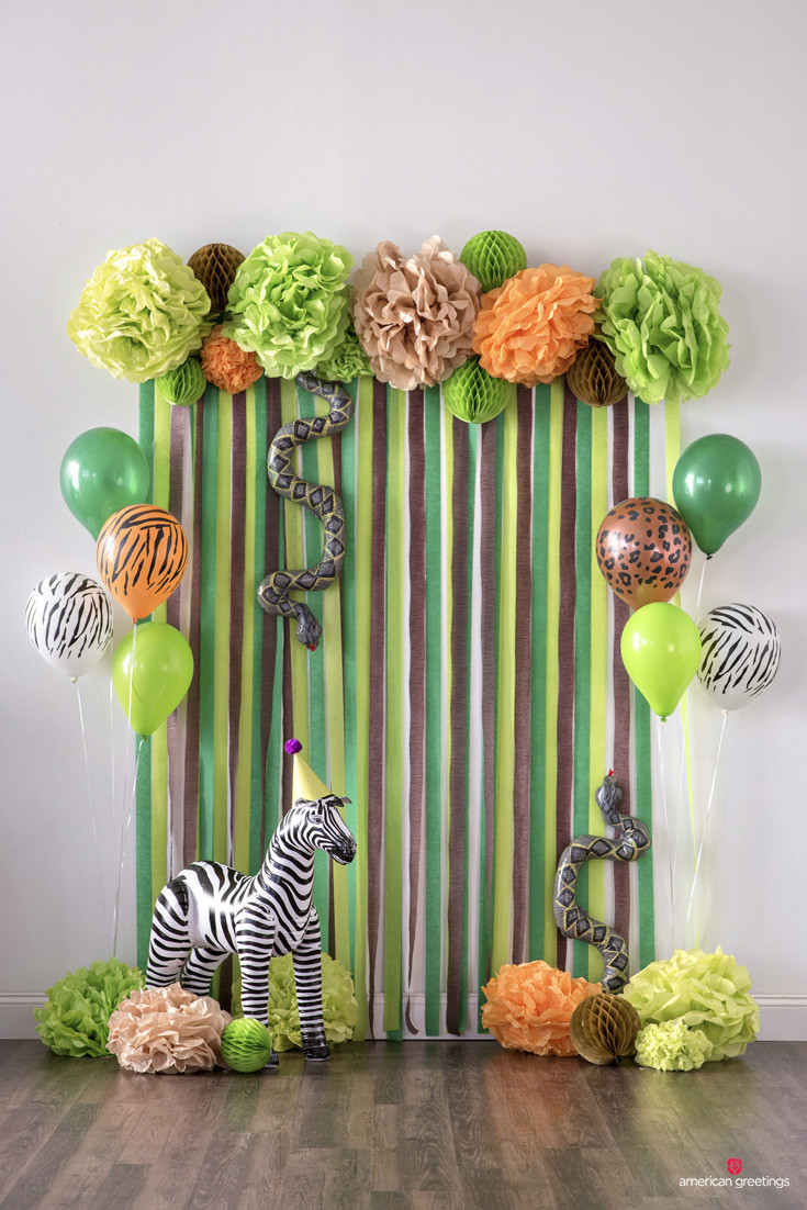 DIY Jungle Party Decorations
 9 Easy DIY Jungle Safari Party Ideas Print & Party