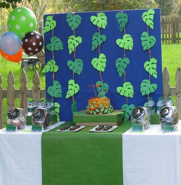 DIY Jungle Party Decorations
 Great DIY Jungle Decorations