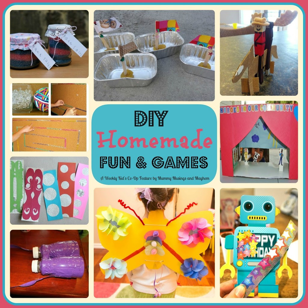 DIY Kids Activities
 Weekly Kid s Co Op DIY Homemade Fun & Games The