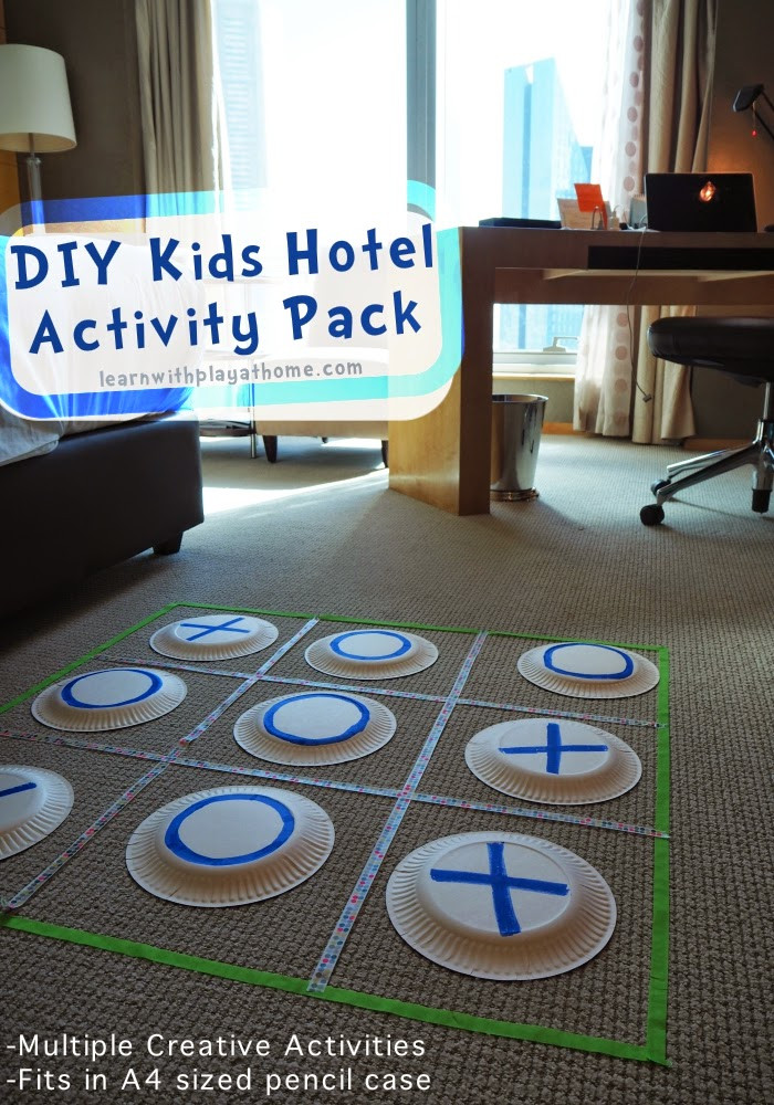 DIY Kids Activities
 Learn with Play at Home DIY Kids Hotel Activity Pack