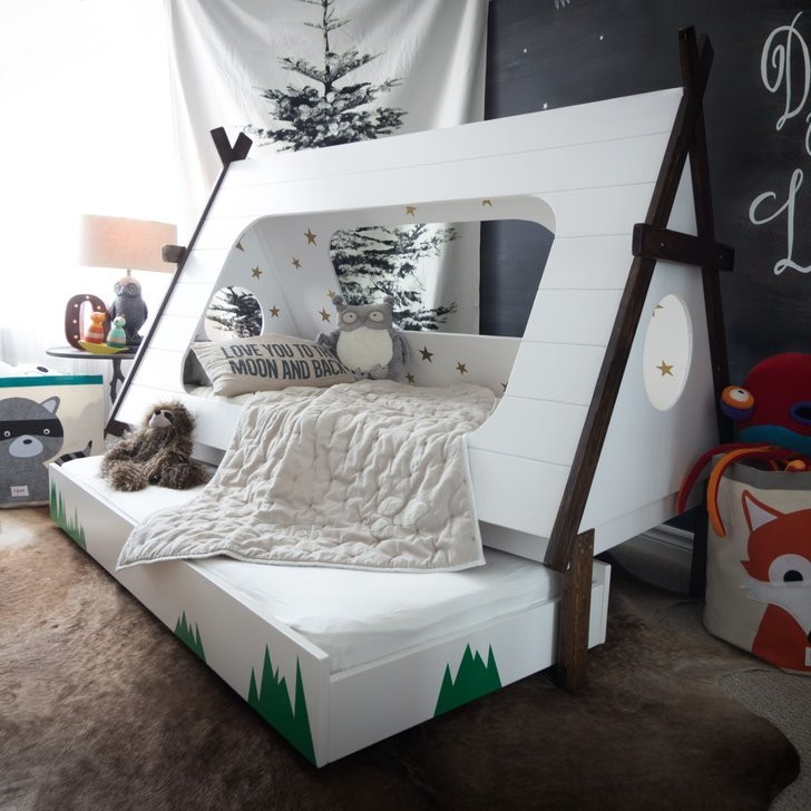 DIY Kids Beds
 DIY Tepee Kids Bed