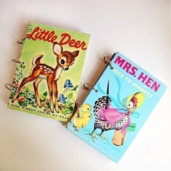 DIY Kids Books
 Diy Vintage Children s Book Note Books · How To Make A
