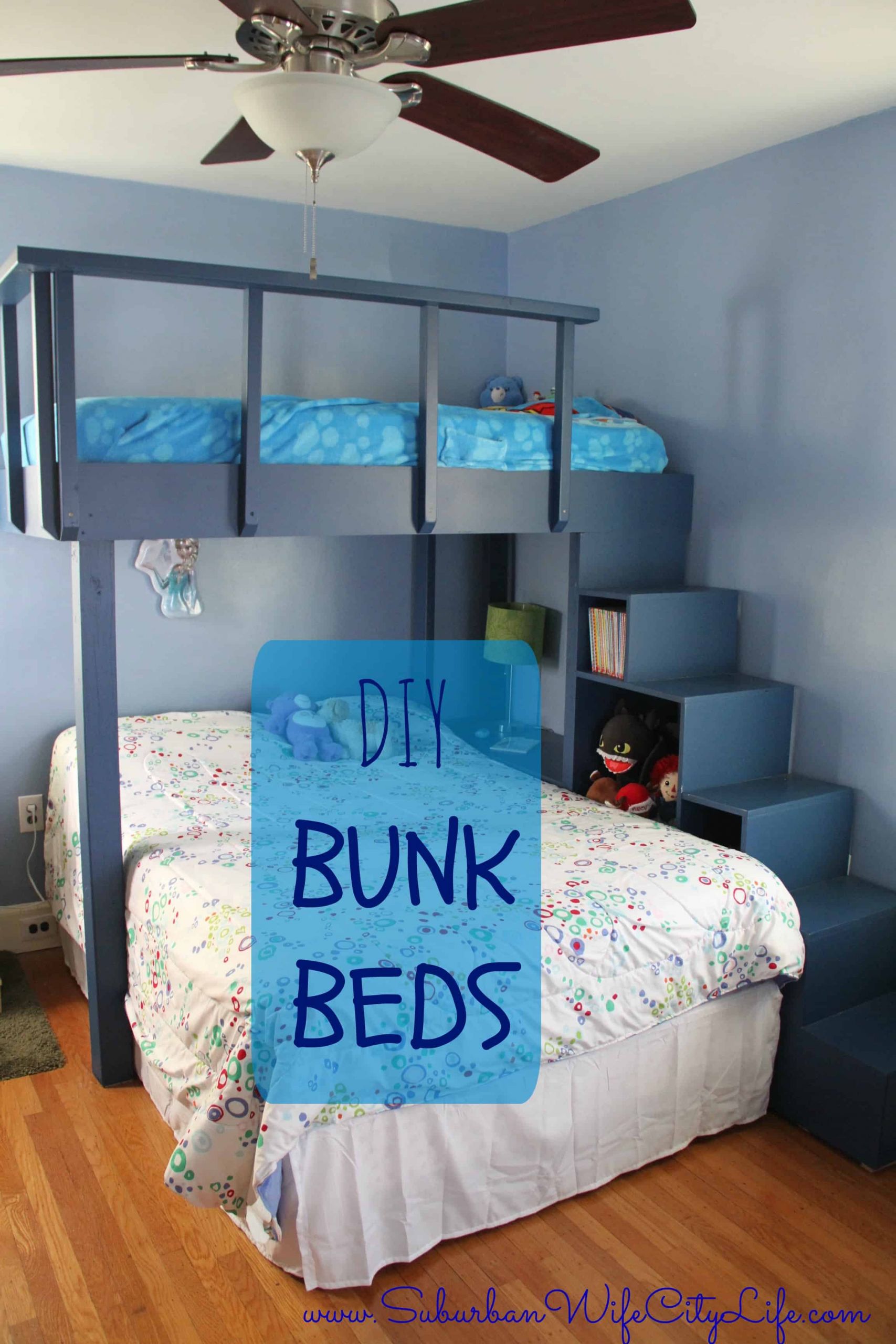 DIY Kids Bunk Beds
 DIY Bunk Beds Suburban Wife City Life