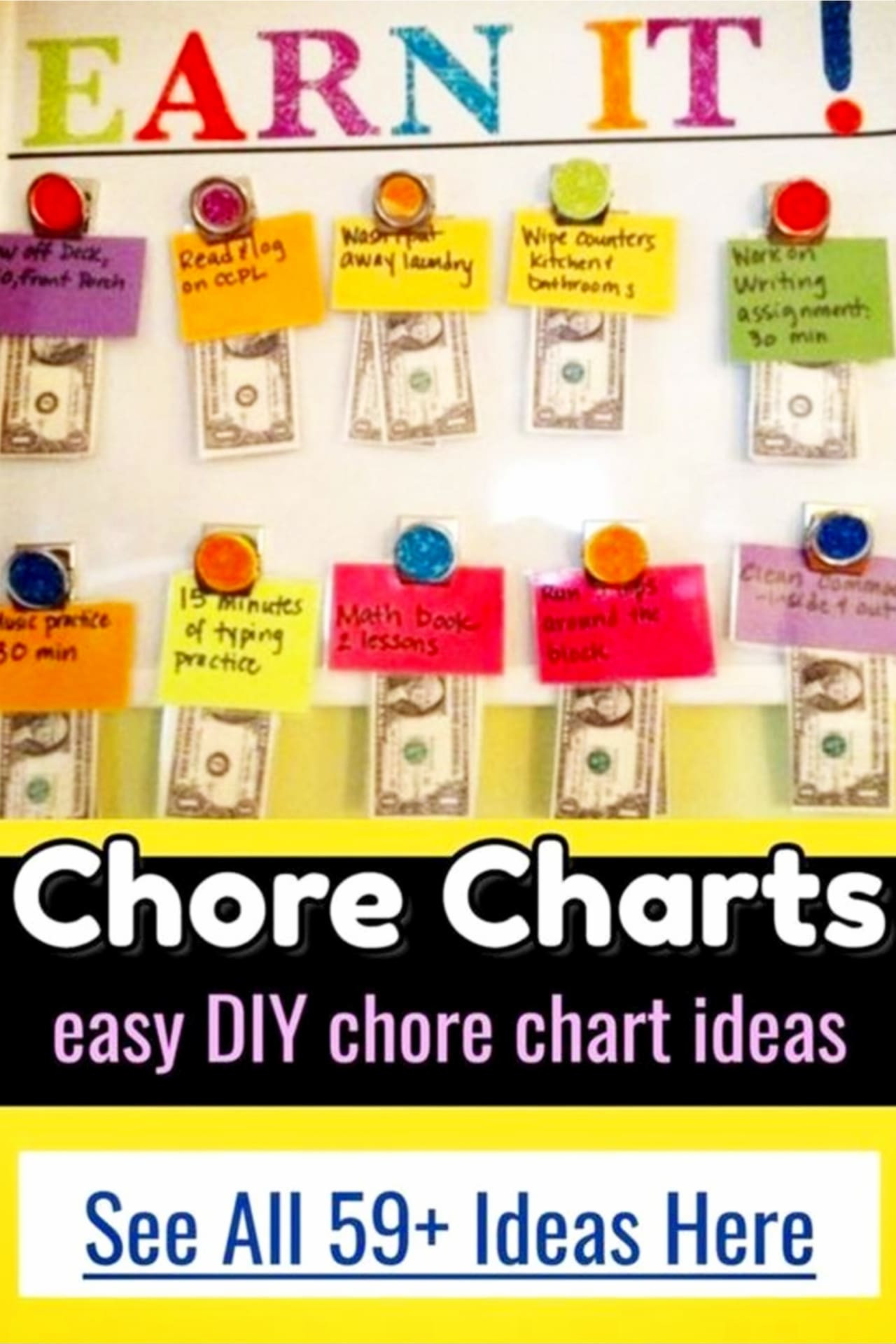 DIY Kids Chore Chart
 Chore Chart Ideas Easy DIY Chore Board Ideas For Kids