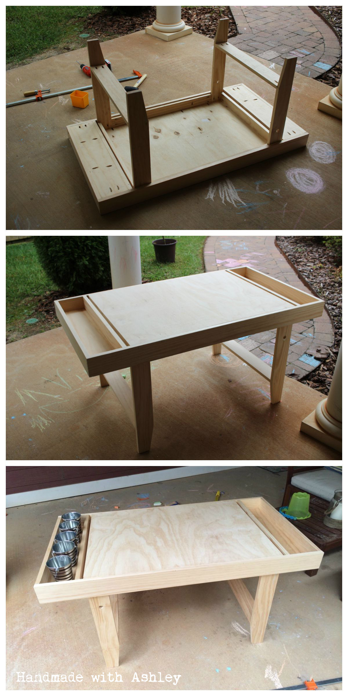 DIY Kids Craft Table
 Ana White