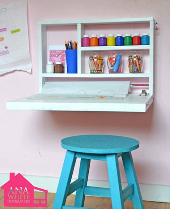 DIY Kids Desk
 12 DIY Ideas for Kids Rooms DIY Home Decor
