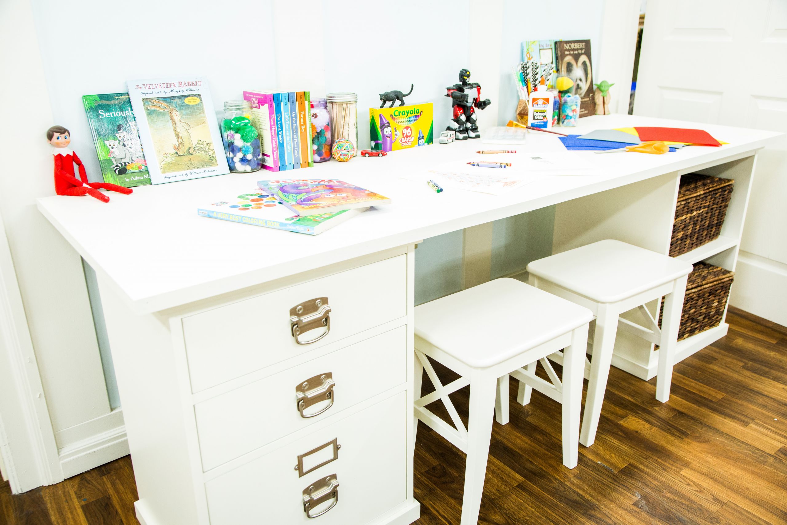 DIY Kids Desk
 DIY Kids Craft Table Home & Family