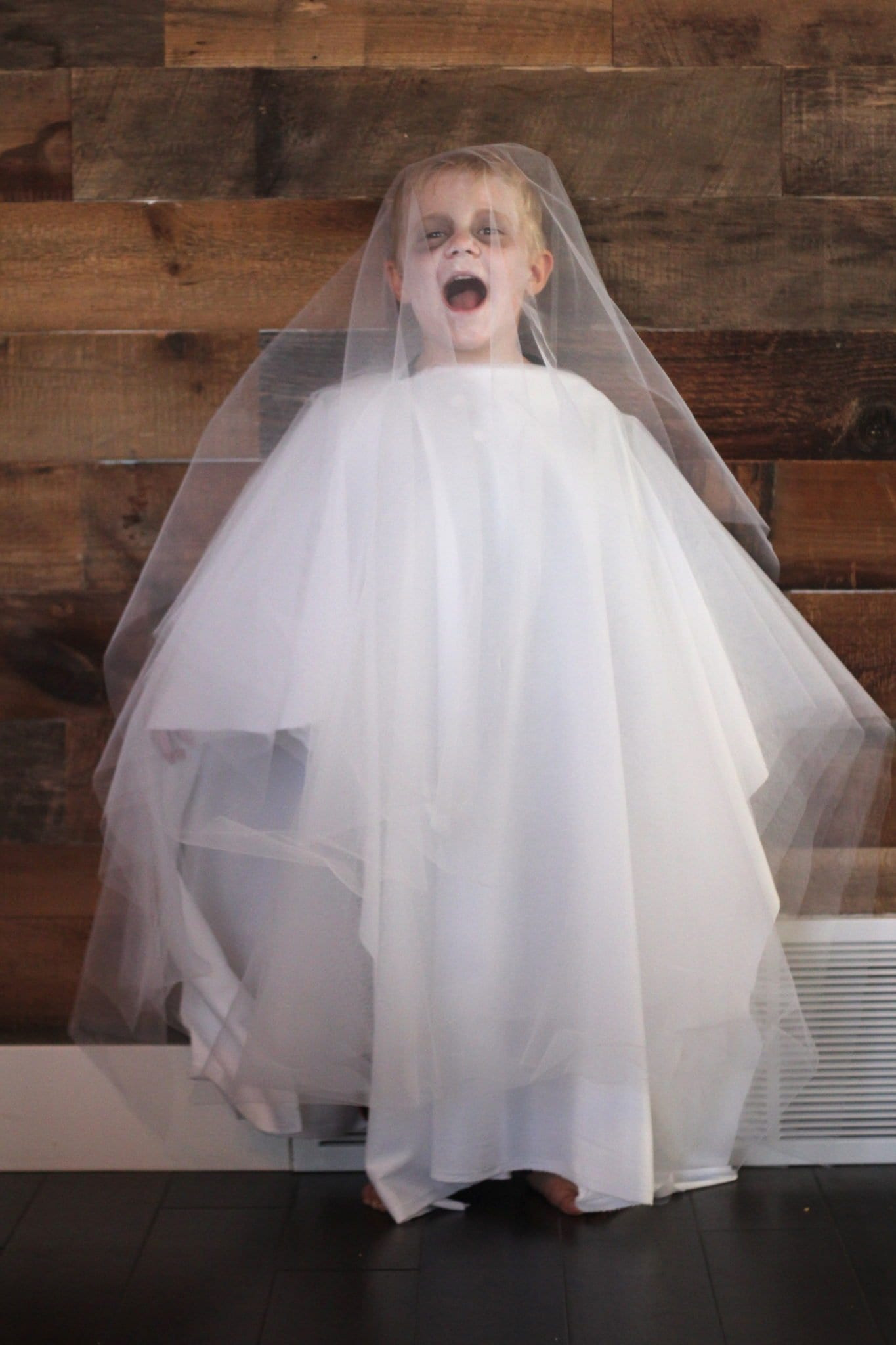 DIY Kids Ghost Costume
 Easy Ghost Costume Halloween Lou Lou Girls