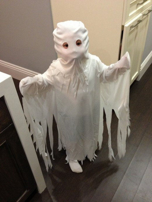 DIY Kids Ghost Costume
 Homemade Ghost Costume Ideas