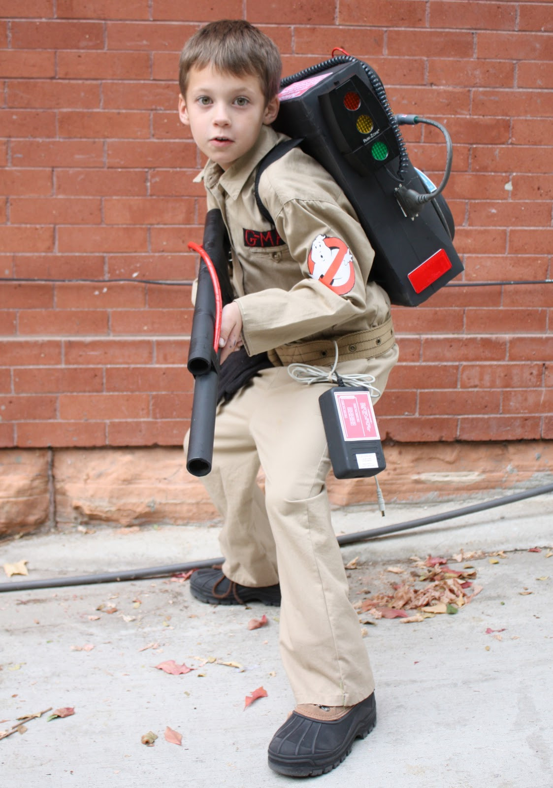 DIY Kids Ghostbuster Costume
 At Second Street Who ya gonna call