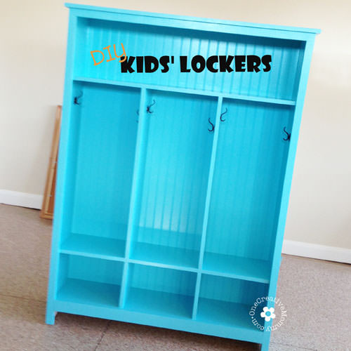 DIY Kids Lockers
 Make your own storage lockers Perfect for kids