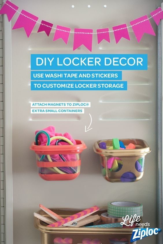 DIY Kids Lockers
 DIY Locker Decor Ideas Exciting Back to School DIYs for