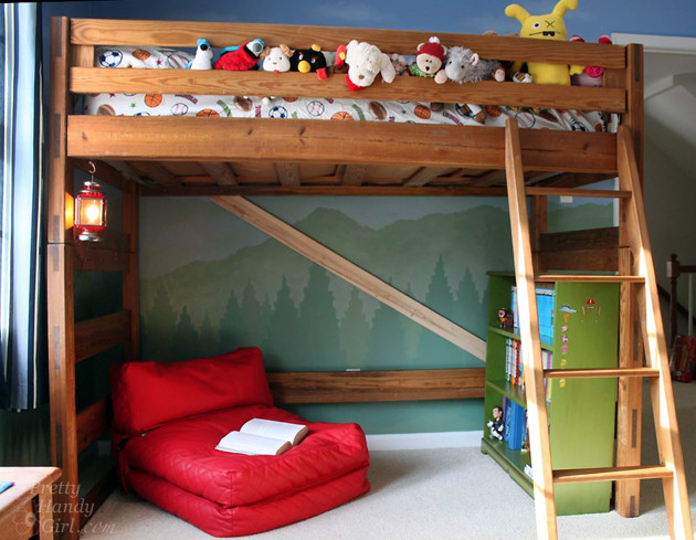 DIY Kids Loft Bed
 Remodelaholic