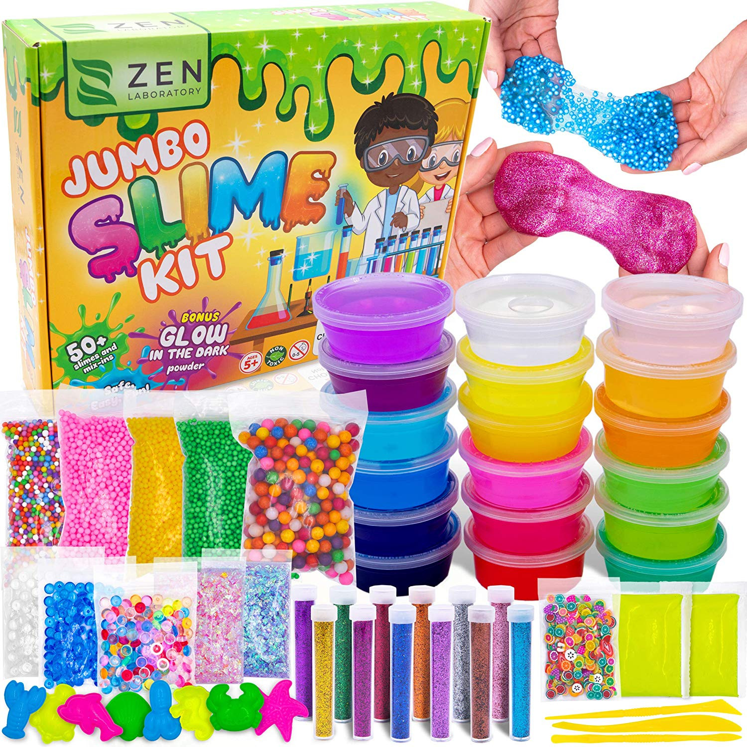 DIY Kids Slime
 DIY Slime Kit for Girls Boys Ultimate Glow in The Dark