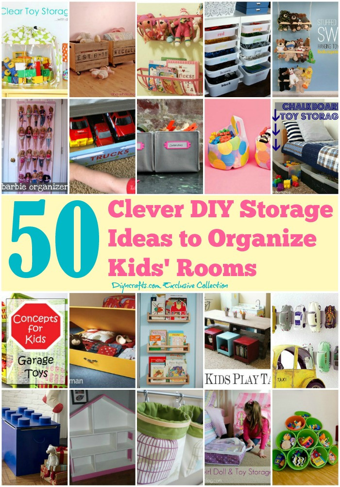 DIY Kids Storage
 50 Clever DIY Storage Ideas to Organize Kids Rooms Page