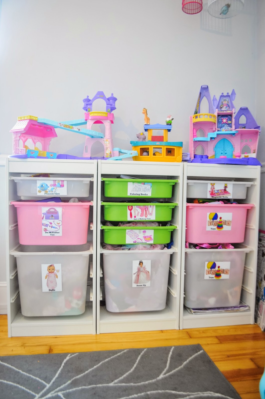 DIY Kids Storage
 Small Space Toy Storage Solution Easy DIY Toy Labels and