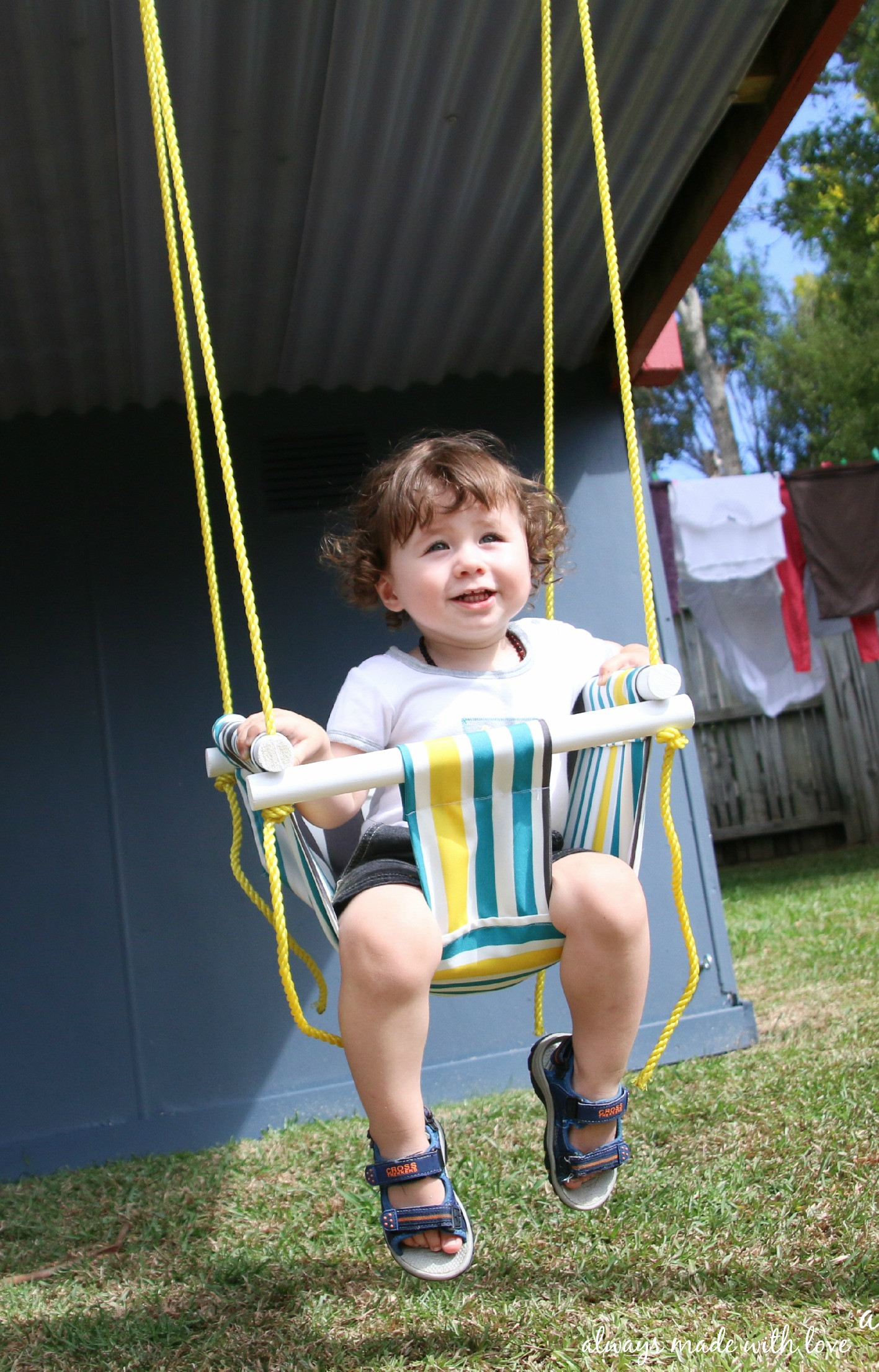 DIY Kids Swings
 DIY Baby Toddler Swing Always Made With Love