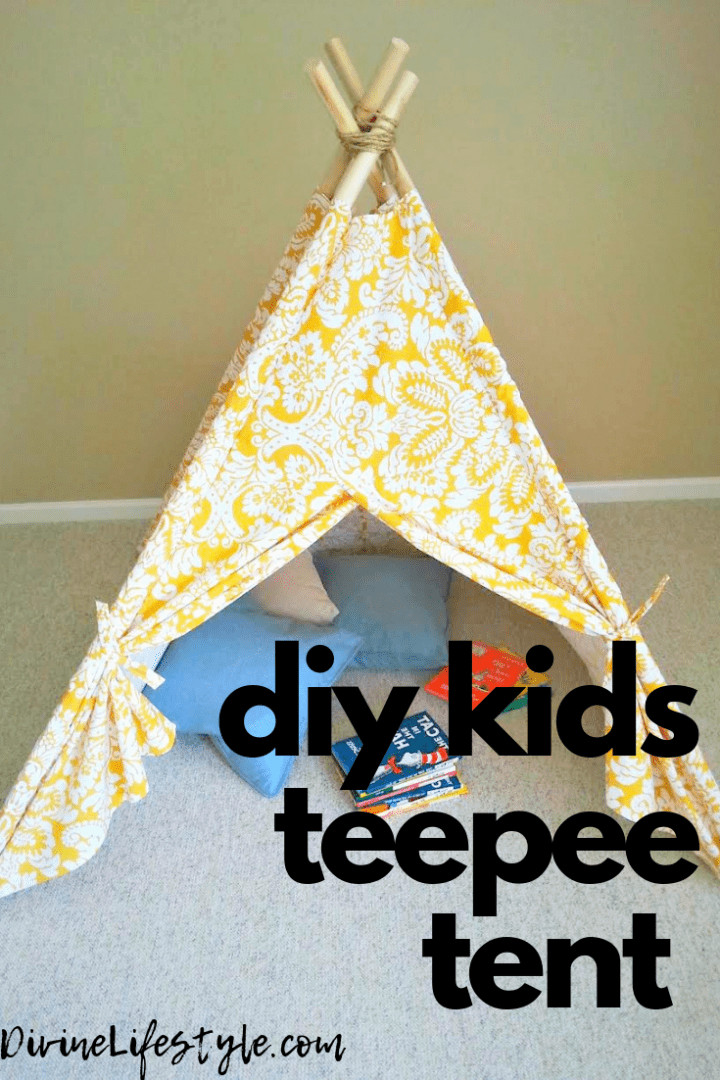 DIY Kids Teepee Tent
 DIY Kids Teepee Tent Tutorial Childrens Craft Tent