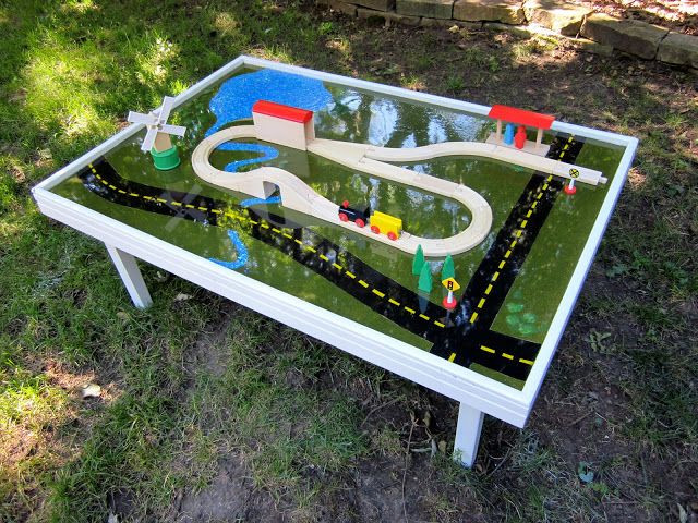 DIY Kids Train Table
 64 best DIY Train Tables images on Pinterest